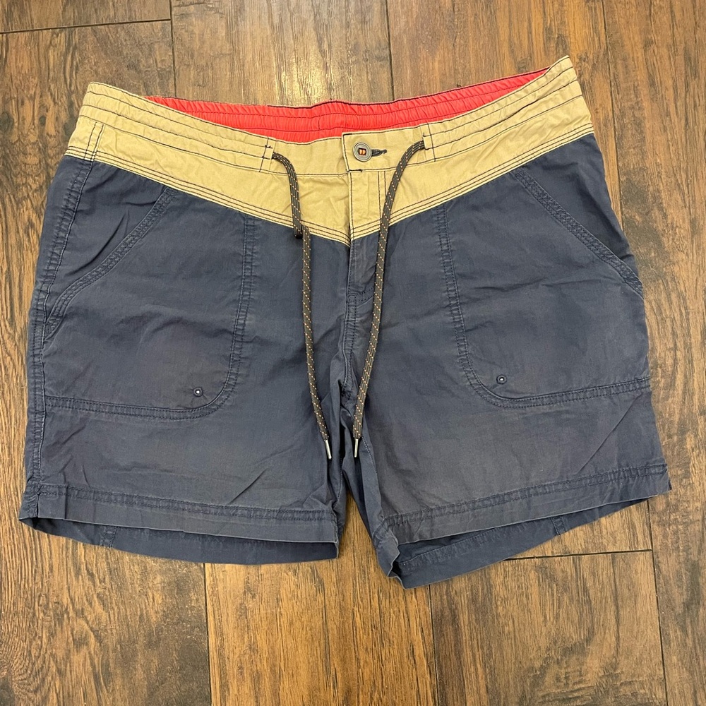 Columbia Navy and Tan Shorts
